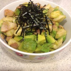 アボカドとエリンギの簡単丼☆ アボカドとエリンギの簡単丼☆