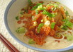 冷やし豆乳キムチうどん
