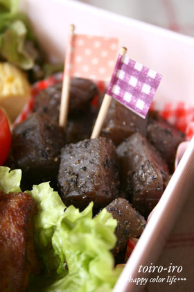 お弁当に。ゴマゴマこんにゃくの炒り煮★