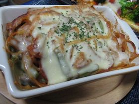 チーズがおいしい焼きナポリタン