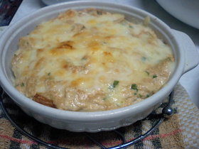 ちくわだよ～豆腐ソースグラタン