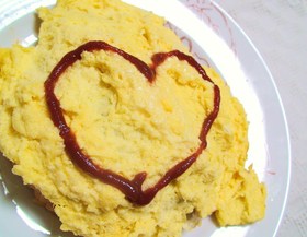 ふわっふわっ♡新食感のオムライス*