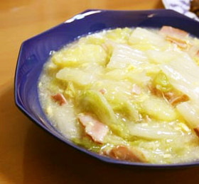 白菜とベーコンのとろとろ煮