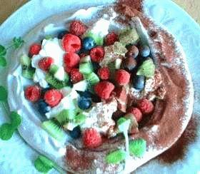 木苺のPavlova