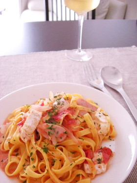 トマト＆トロ～リチーズあえるだけパスタ