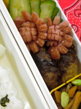 お弁当に！ひまわりウインナー♪