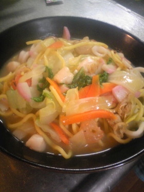 簡単に出来るチャンポン風ラーメン