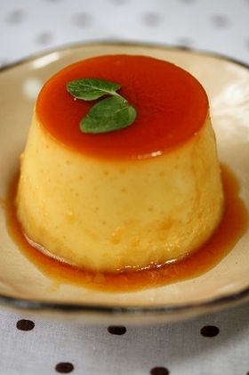 さつまいもの豆乳プリン