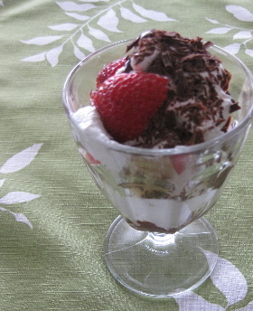 チョコレートパフェ