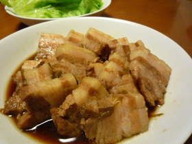 ♡◎余熱で節約♪豚バラブロックの柔らか煮