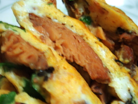 ほんとに焼くだけ＊さんまの蒲卵焼き