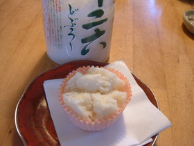 お花見に☆甘酒みたいなどぶろく蒸しパン