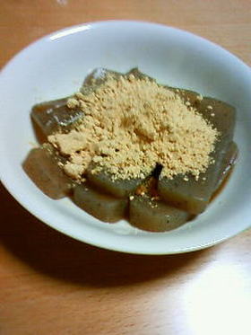 ダイエットスイーツ☆蒟蒻のあべかわ風