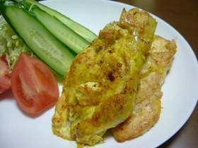 チキンピカタ●プレーン＆カレー風味●