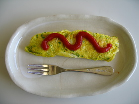 ＊パセリのオムレツ＊