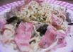 『手打ち！きのことベーコンのクリームパスタ』