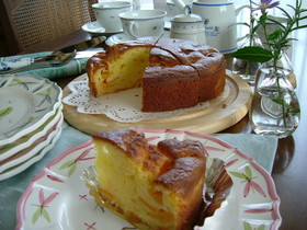 かんたんピーチケーキ