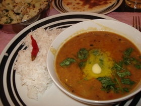 北インド家庭の豆カレー（チャナマサラ）