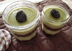 ゼラチンで抹茶と小豆のとろとろぷりん