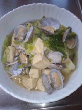 ｱｻﾘとｷｬﾍﾞﾂの高野豆腐煮☆”．：*