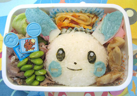 キャラ弁　マイナン弁当（ポケモン）