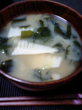 簡単!筍の味噌汁