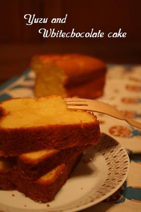 ＊柚子とホワイトチョコのパウンドケーキ＊