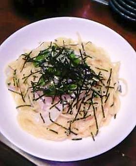 ◆めっちゃ簡単☆クリーム明太子パスタ◆ 
