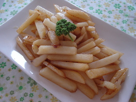 じゃがいもだけ♪バター醤油炒め