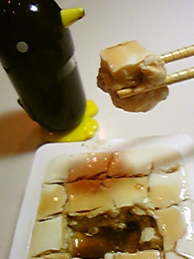 洗い物いらず＊お豆腐の食べ方