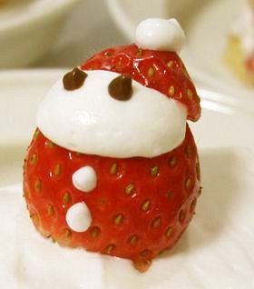 ♪クリスマスに･･･いちごサンタ♪
