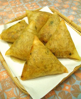 インド風春巻☆サモサ☆カレー味春雨春巻