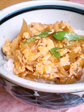 ふんわり♪松山あげの卵とじ丼