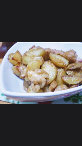 新じゃが＆鶏ももの味噌バター炒め♪*