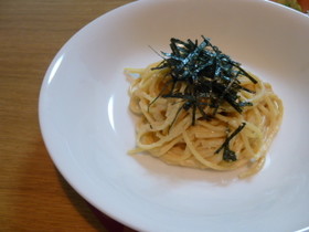ボウルで簡単！明太子クリームパスタ