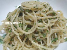 パセリ＆たらこパスタ