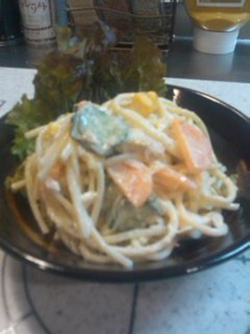 もうくっつかない！スパゲティサラダ♪