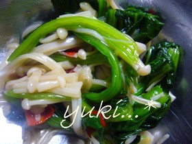 ほうれん草のなめたけ和え＠