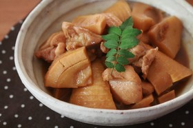 たけのこと鶏もも肉のこってり煮☆