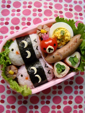 俵型おにぎりでこいのぼり☆キャラ弁