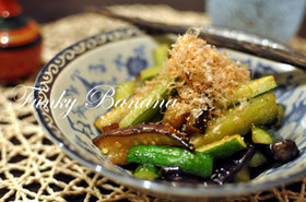 お手軽夏野菜料理！きゅうりとナスの夏炒め