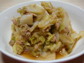 簡単シンプル♪キャベツのツナ煮♪