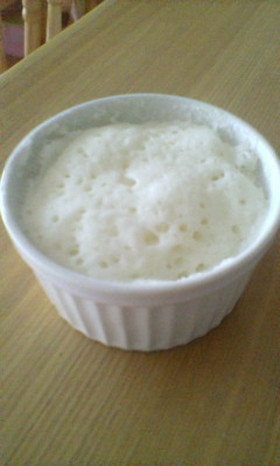 レンジで簡単！！ヘルシー蒸しパン