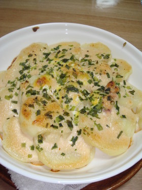 ＊ポテトの明太マヨネーズ焼き＊