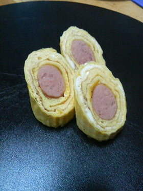 お弁当に◆玉子巻きウインナー