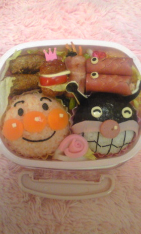 アンパンマン&バイキンマン★キャラ弁