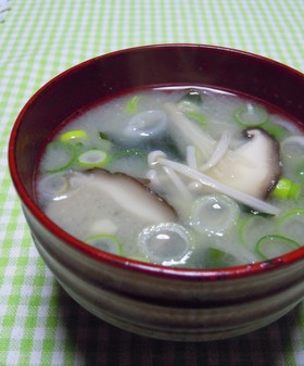 えのき＆きのこの味噌汁
