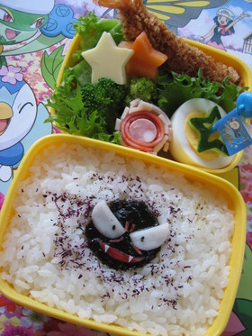 岩のりdeキャラ弁