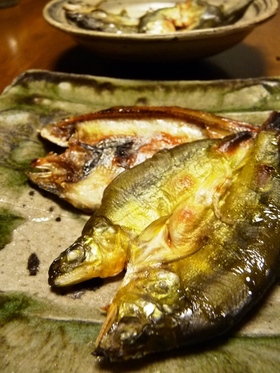 鮎の一夜干し