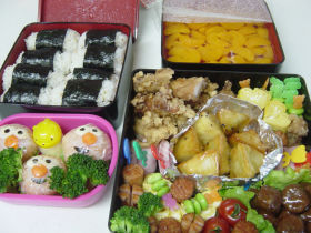 春の遠足お弁当♪エルモ入り!運動会にも★